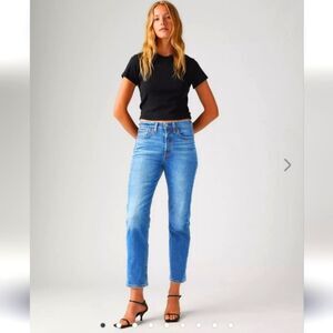 Levi's Premium Denim Wedgie High Rise Straight Fit Button Fly Jeans - Size 25